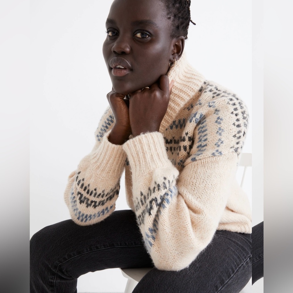 Madewell Somervell Fair Isle Turtleneck